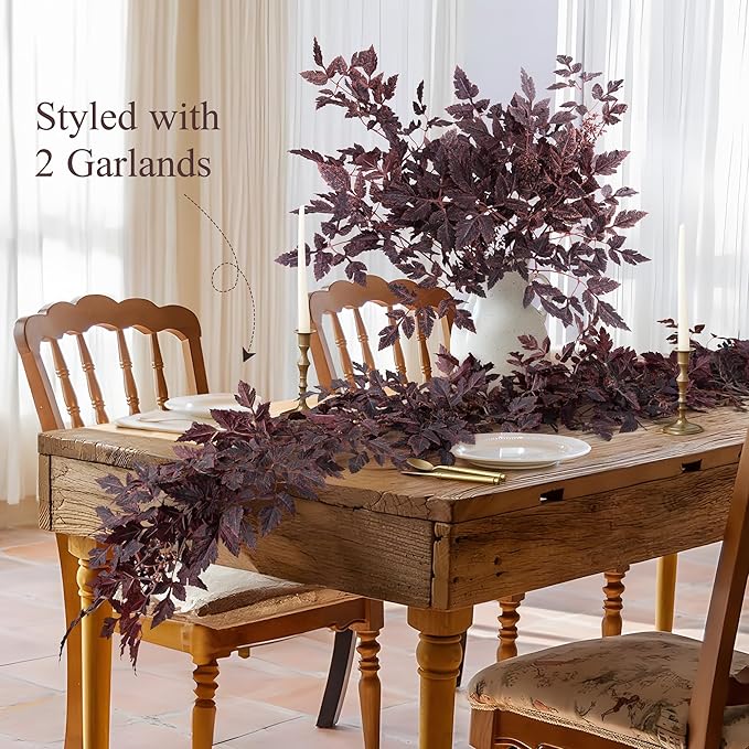 🔥Hot Sale🔥Plum Cimicifuga Seeded Garland