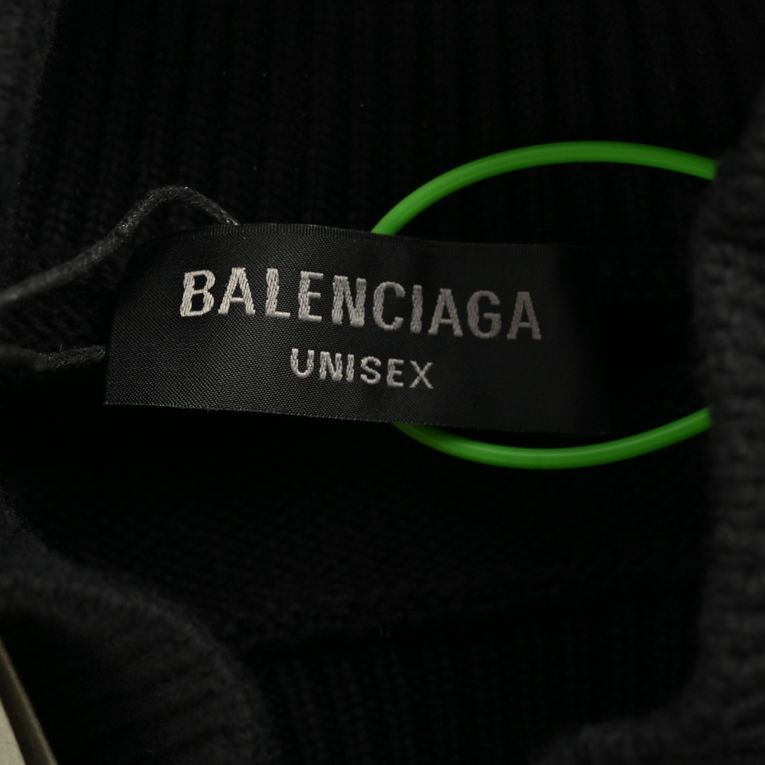 Balenciaga 24Fw Double B Bitcoin Sweater