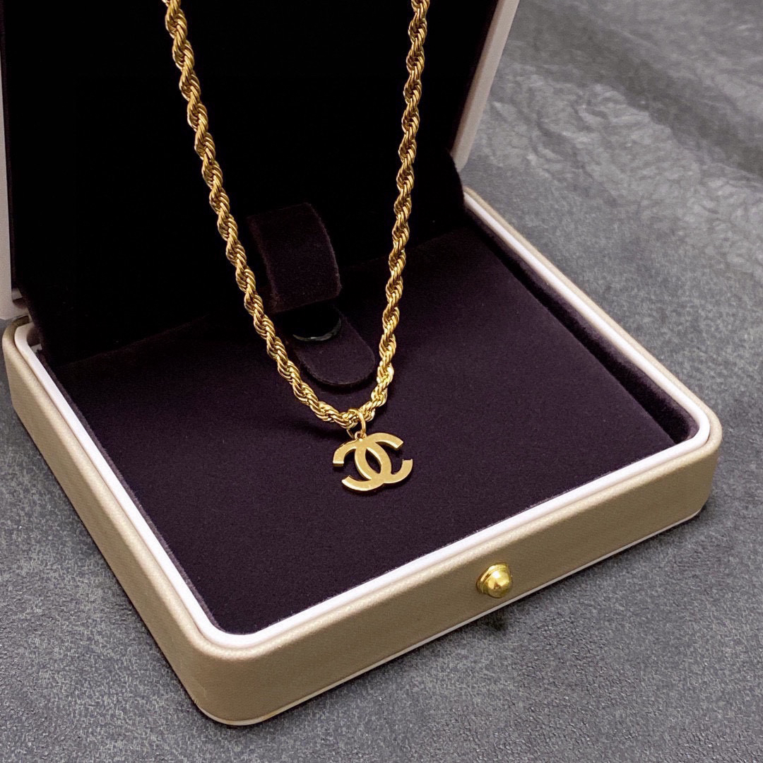 CHAN Braided Chain Necklace