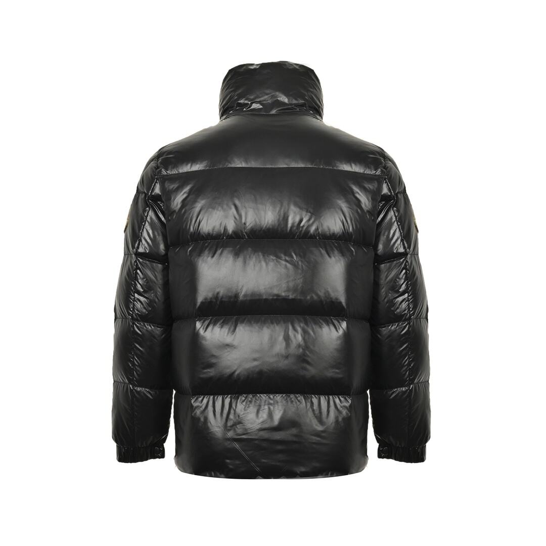 Moncler limited edition yellow label matcha stitching stand collar down jacket