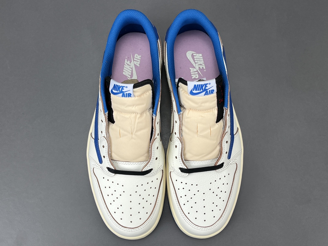 fragment design x Travis Scott x Air Jordan 1 Low OG SP AJ1 TS joint Fujiwara Hiroshi lightning hook 2.0 DM7866-104