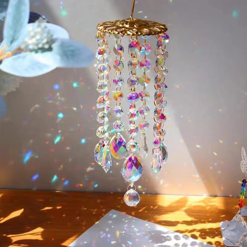 (🔥Last Day Promotion-SAVE 50% OFF) --✨ Crystal wind chimes(Guarantee for damage)-BUY 2 GET 10% OFF & FREE SHIPPING