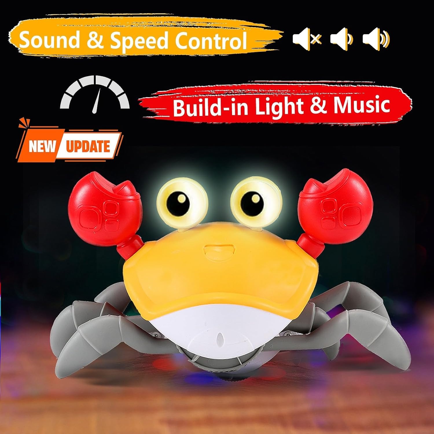 🔥ON SALE 🔥control future Crawling Crab Baby Toy🦀