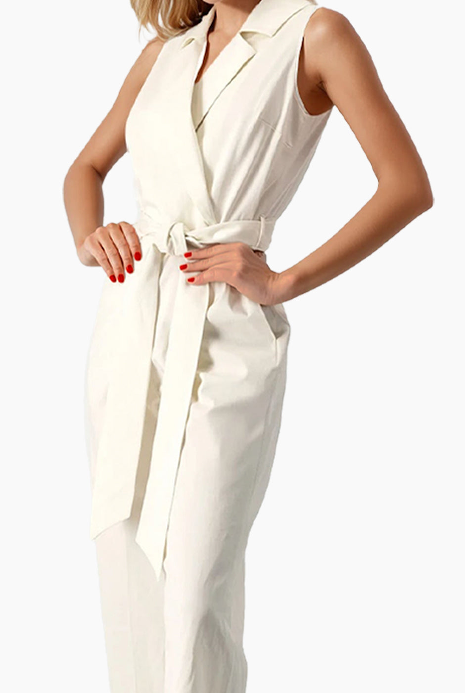 Jumpsuit de escote en V