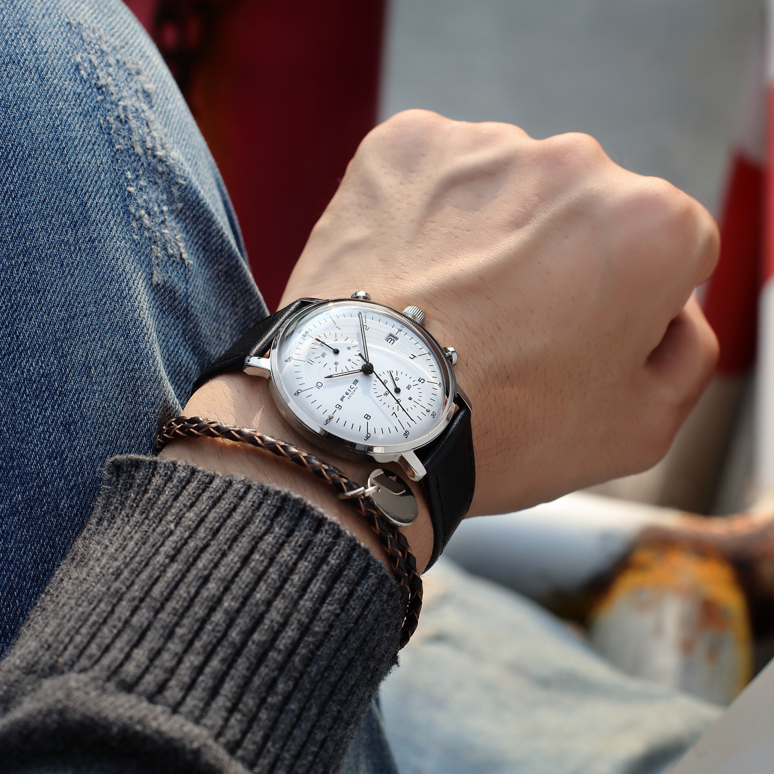 FS021 Dual -Time Quartz Watch