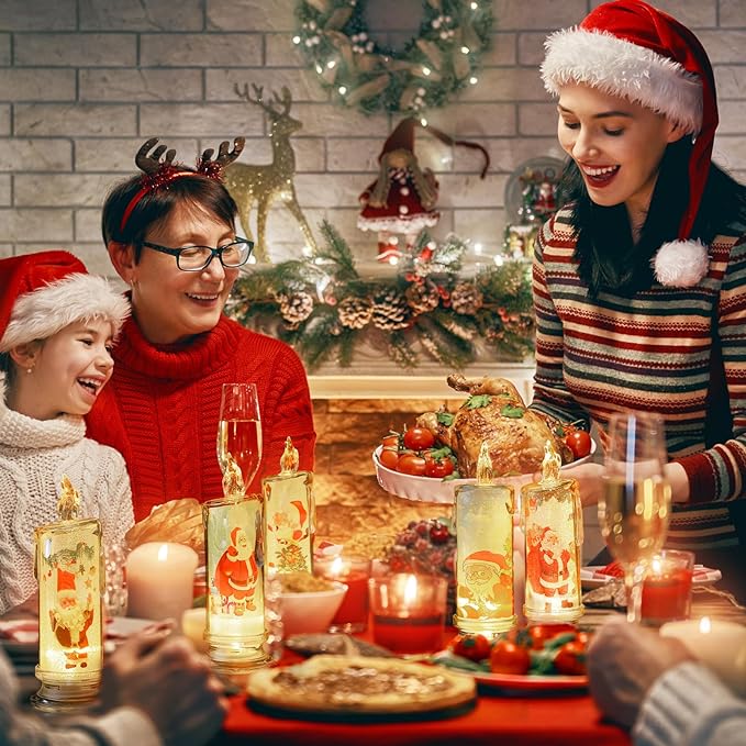 🎄New Year Sale- 80% OFF🎁Flickering Christmas Electronic Candles(4PCS/SET)--BUY 2 SETS  FREE SHIPING