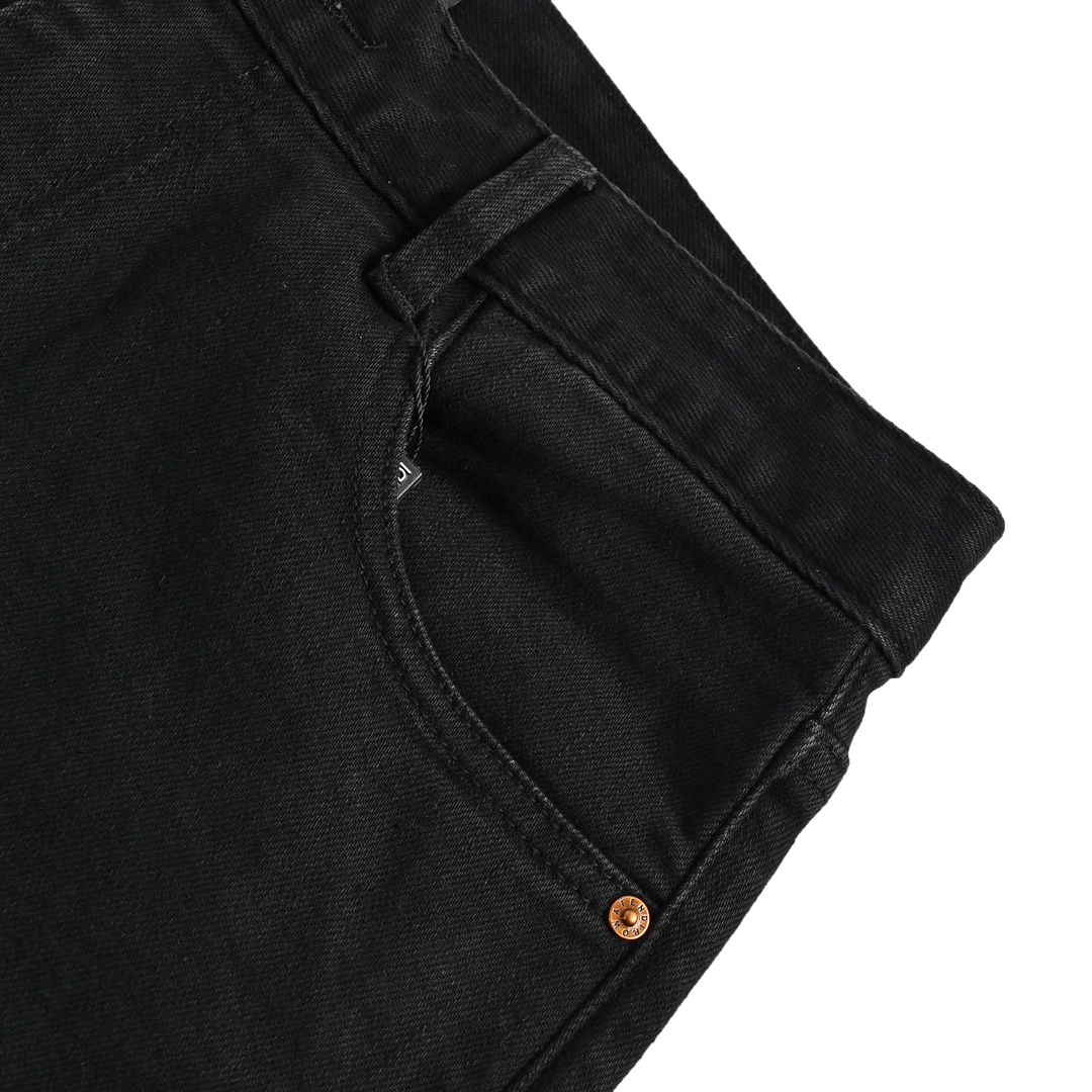 Fendi 23Fw back pocket embroidered jeans