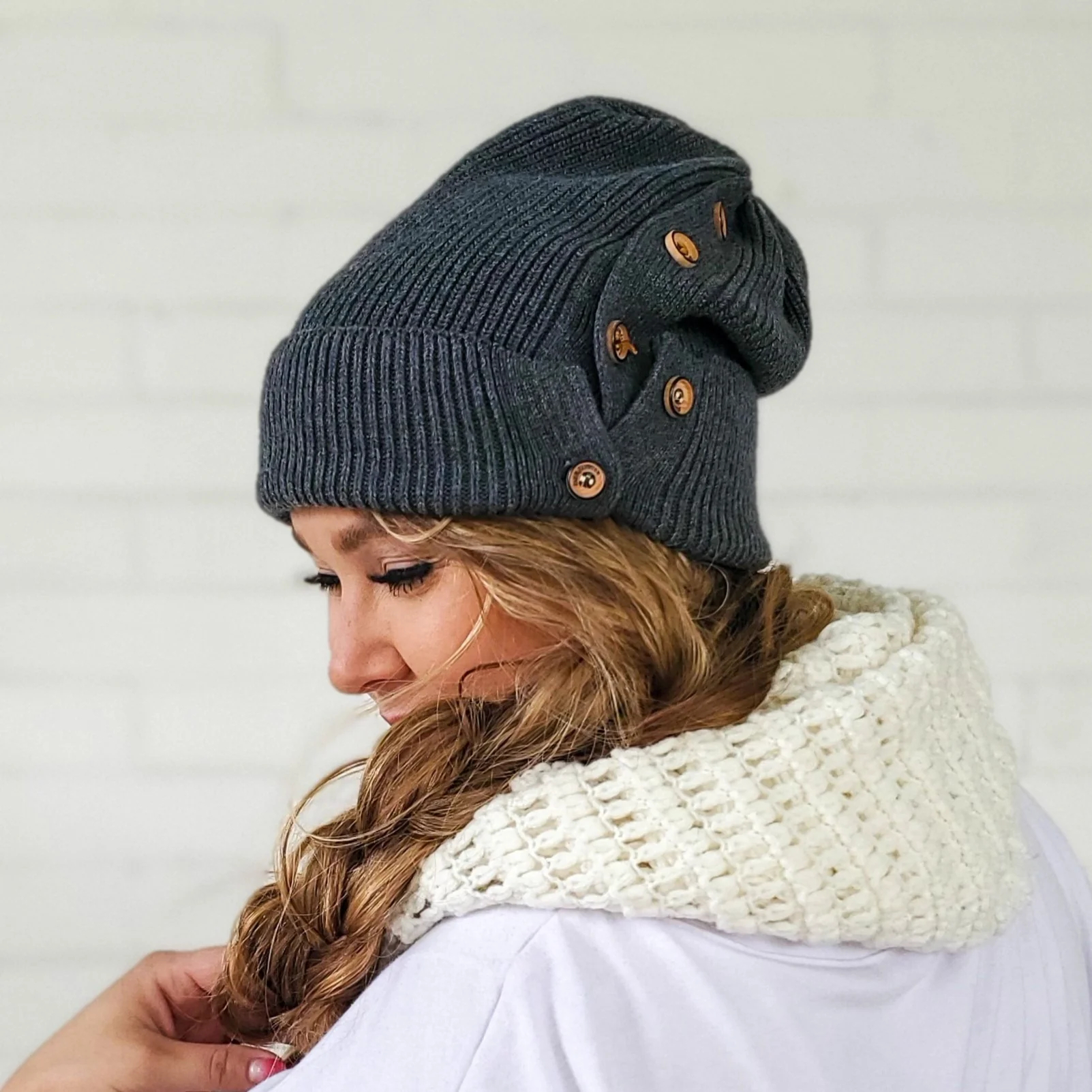 🔥Black Friday Flash Sale - 49% OFF🔥Button Up Beanie🔥BUY 2 FREE SHIPPING