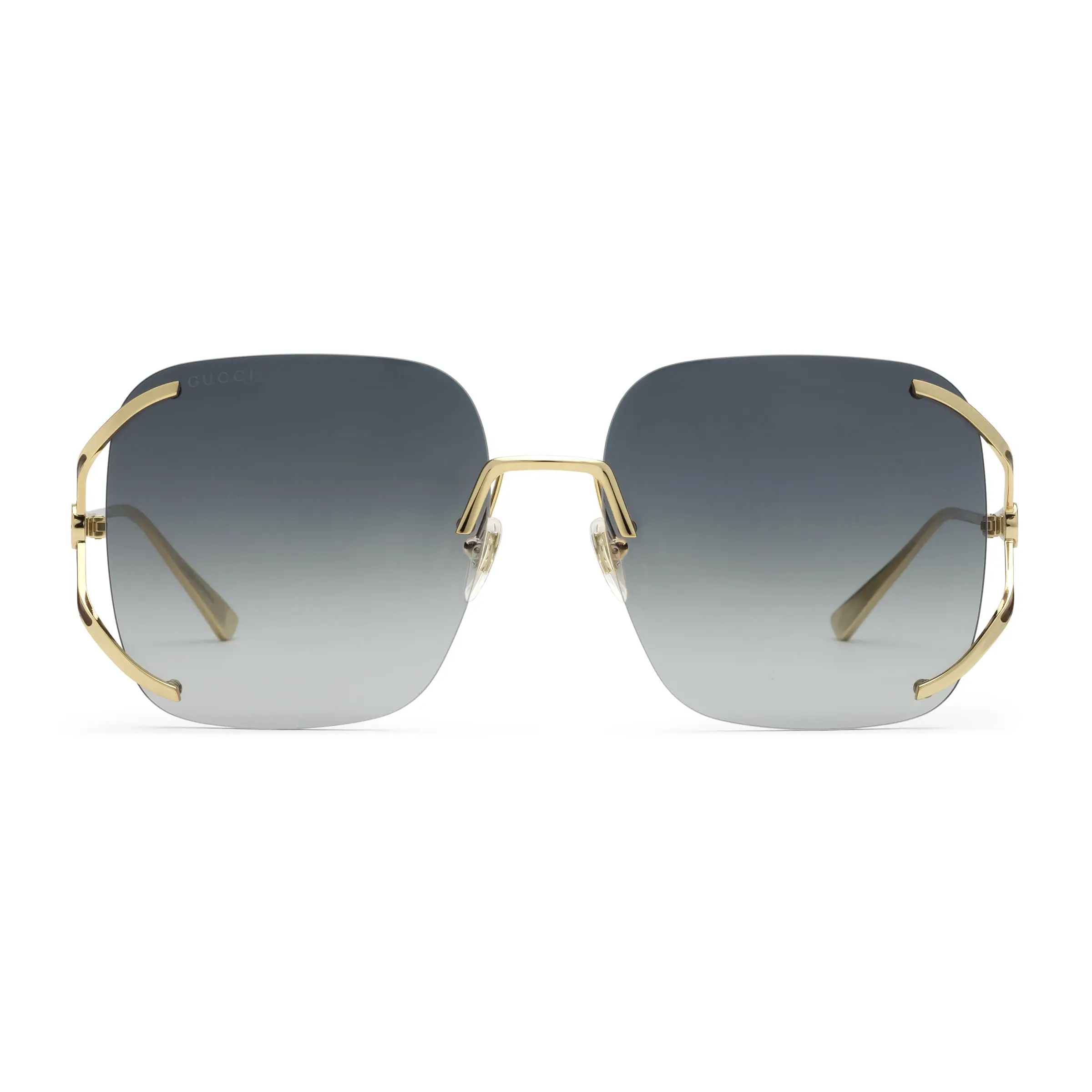 Gucci Square Metal Sunglasses