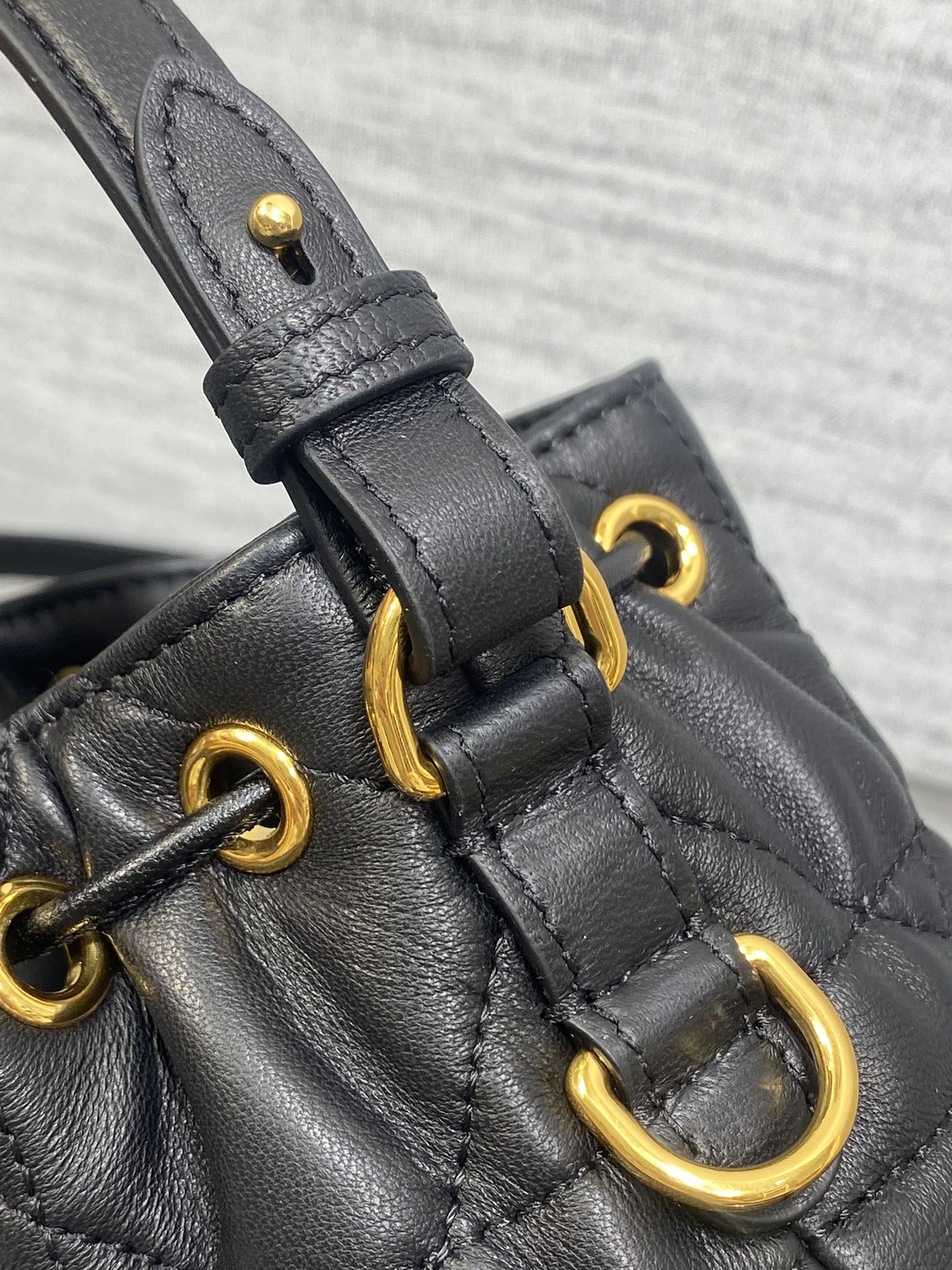 Dior micro Caro bucket bag