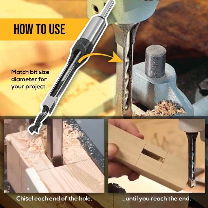 🔥Independence Day Promotion-[SAVE 50% OFF] (Set Of 4 SIZE)Square Wood Chisel-BUY 2 SETS GET 10% OFF & FREE SHIPPING