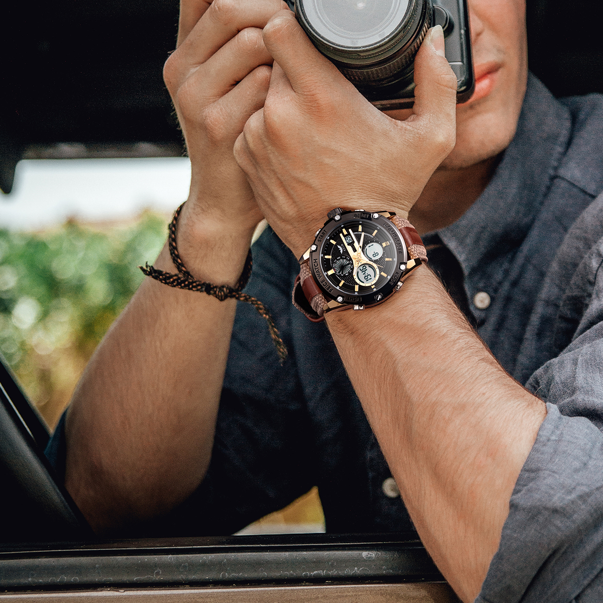 FK035 Dual Movement Chronograph Watch