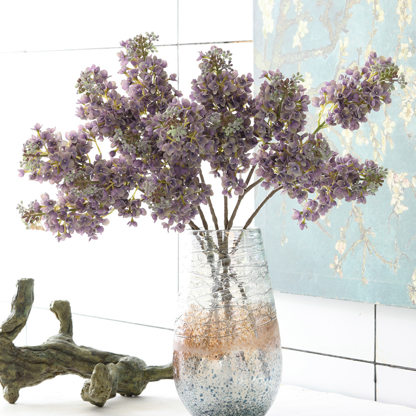 💐💐High Quality Artificial Lilac Bouquet 🔥（ Home Decor Wedding Table Room Decor Gift）