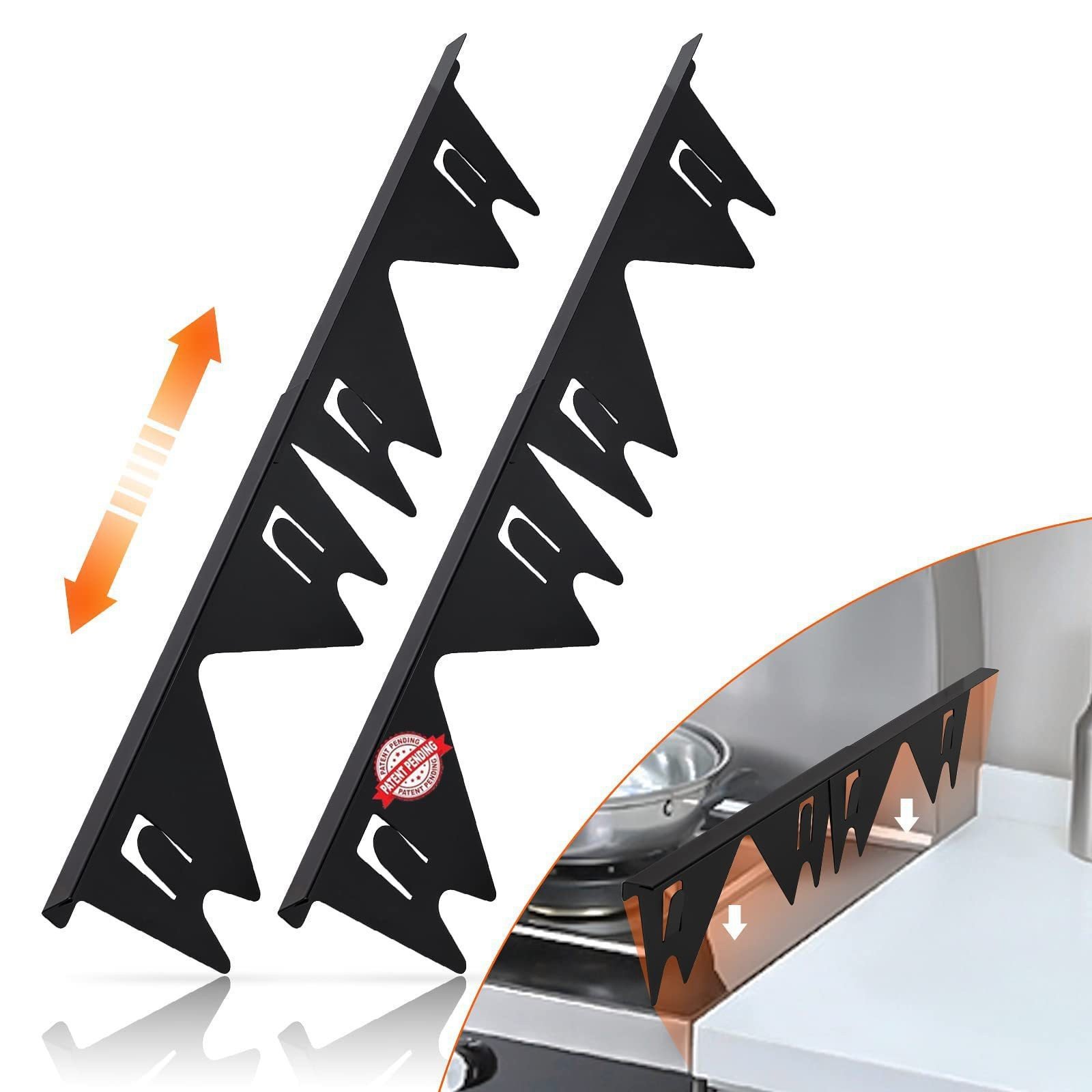 🔥New Year Sale 49% OFF - 🎁Retractable Stainless Steel Stove Gap Covers
