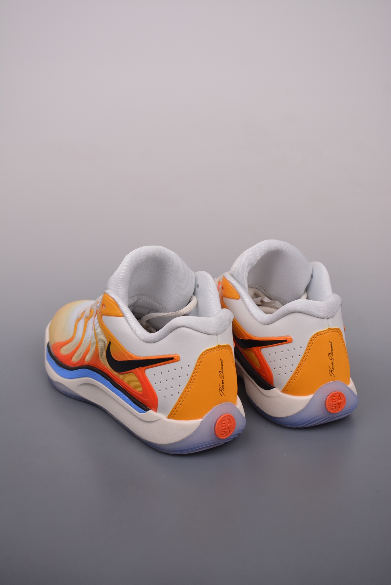 Nike Zoom KD 17 EP Blue, White and Orange FJ9487-700