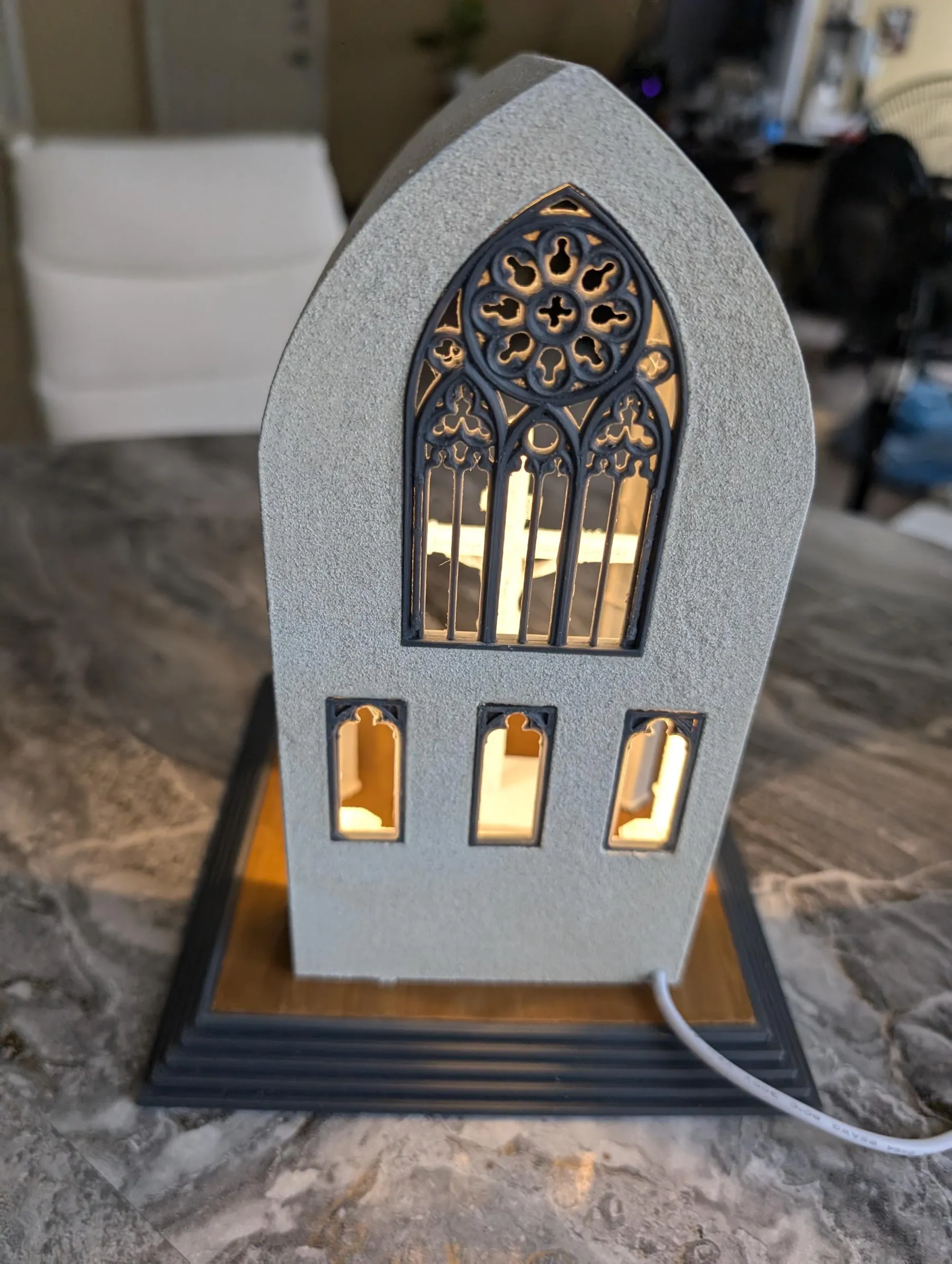 Church Lamp – Jesus Crucified