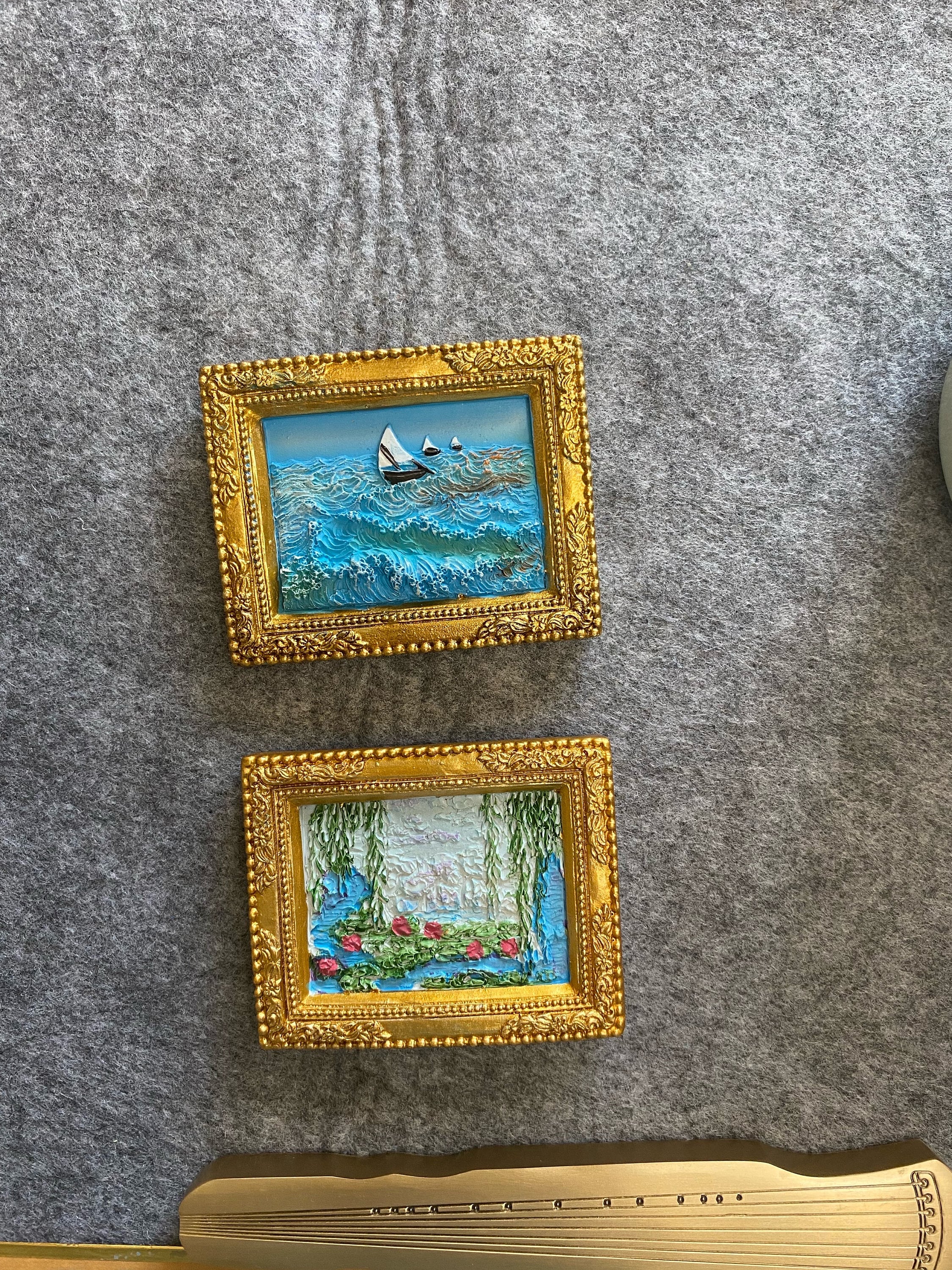 3D World Famous Painting Magnet | Miniature work of art