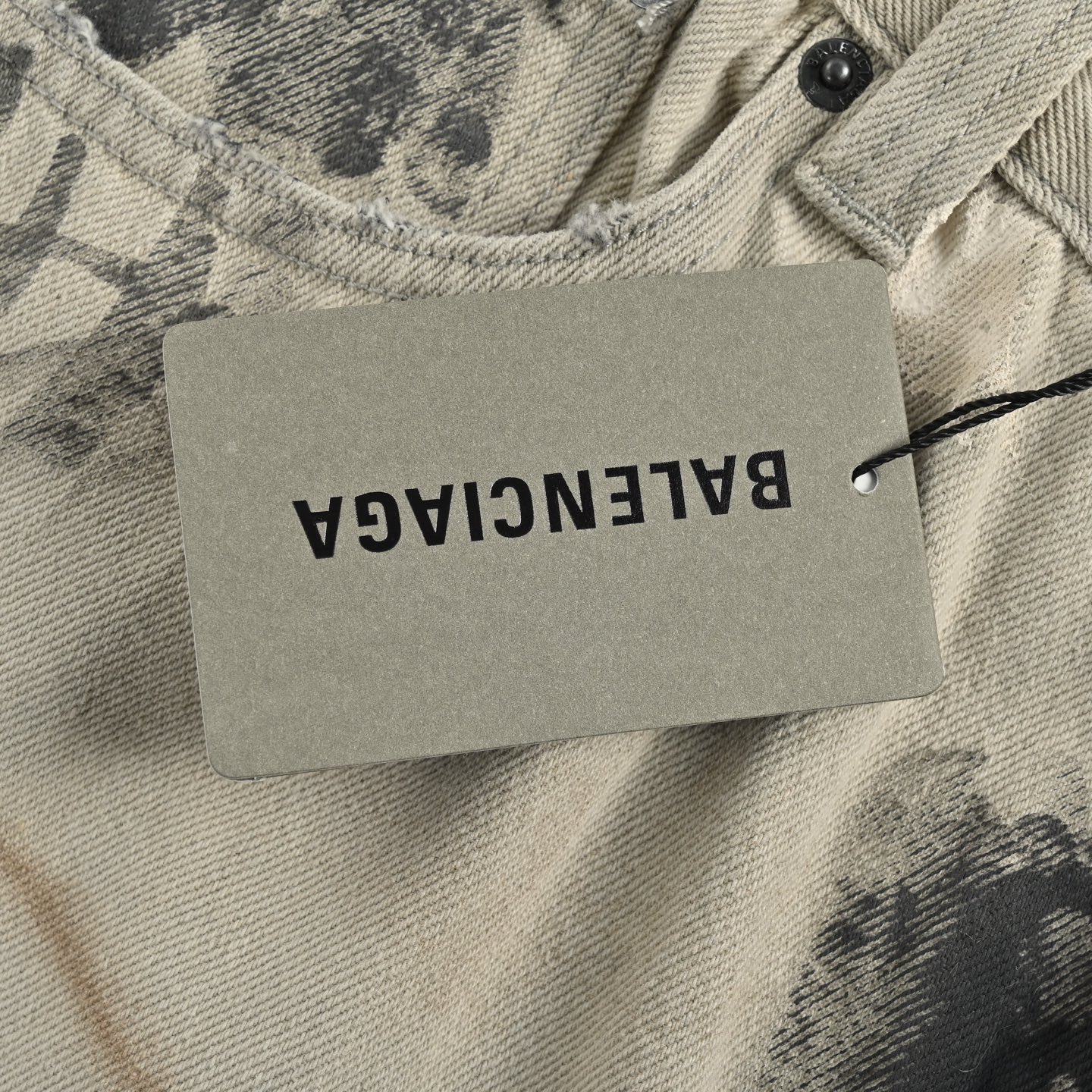 Balenciaga 24Fw colorful graffiti jeans
