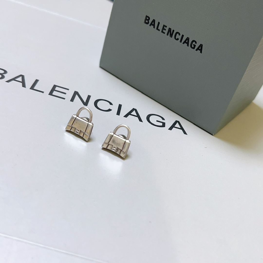 Balenciaga Bag Shape Earrings