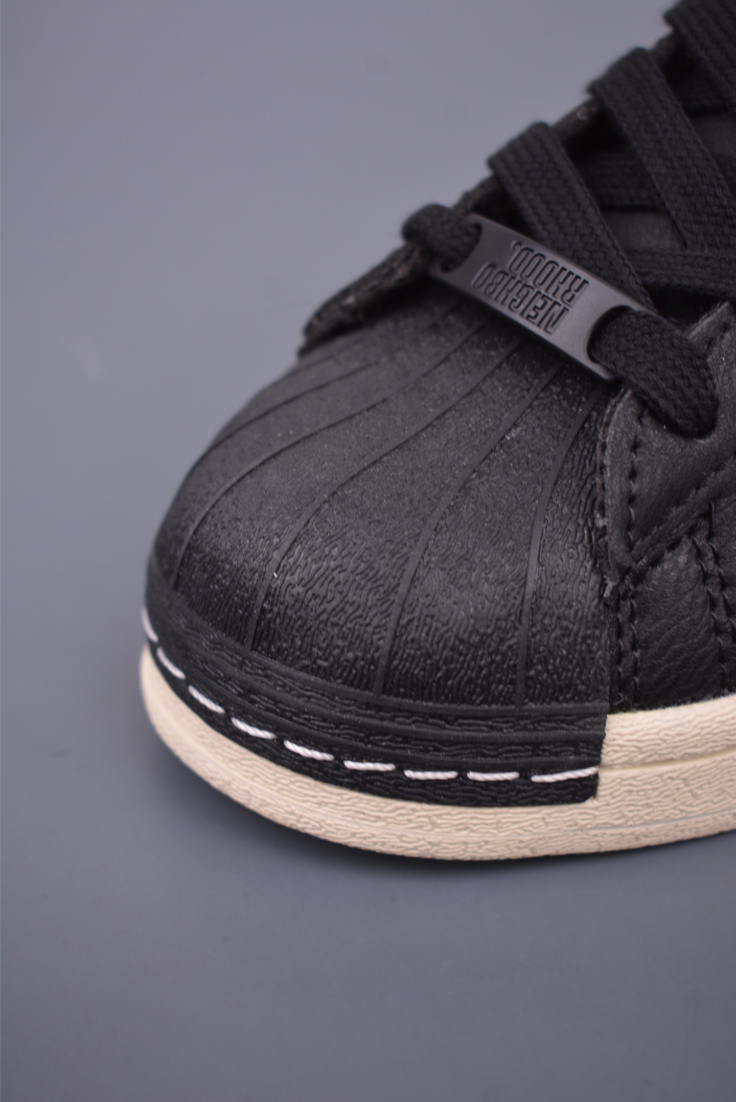 NEIGHBORHOOD x adidas Originals Superstar Sneakers Black and White Skull IE6116