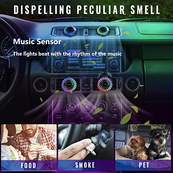 (🔥Father's Day Hot Sale-Save 50%OFF)-🚗Intelligent Vehicle Aromatherapy RGB Lamp with 5ml Essential Oil Tablet-BUY 2 GET FREE SHIPPING
