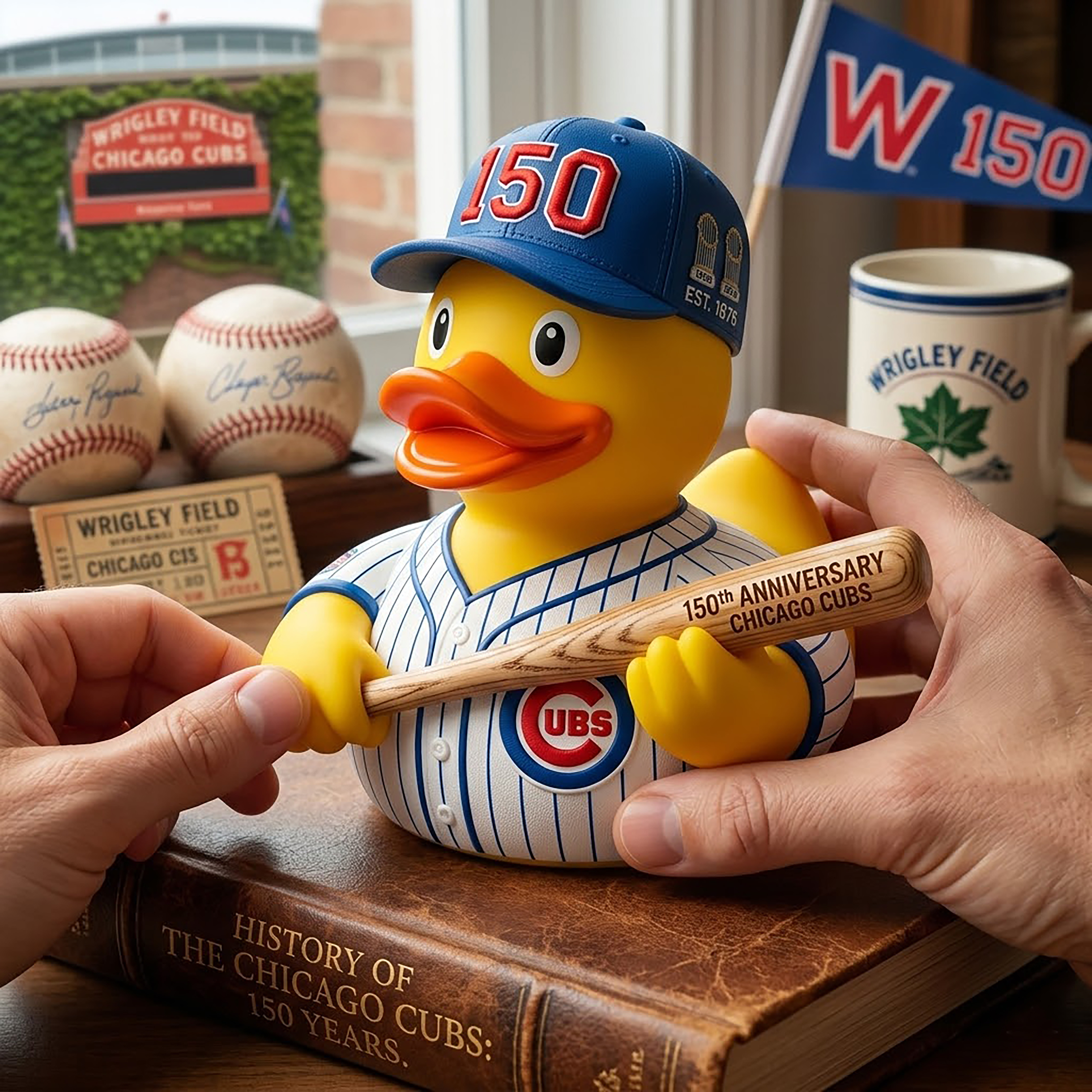 ⚾ Chicago Cubs 150th Anniversary Limited Edition Collectible Duck