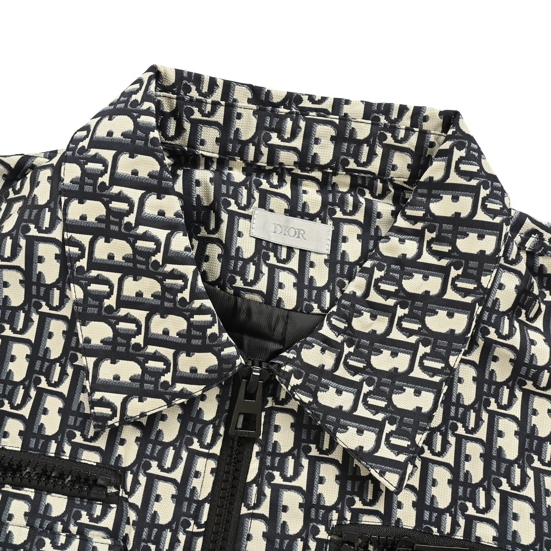 Dior 24Fw all-over print monogram jacket