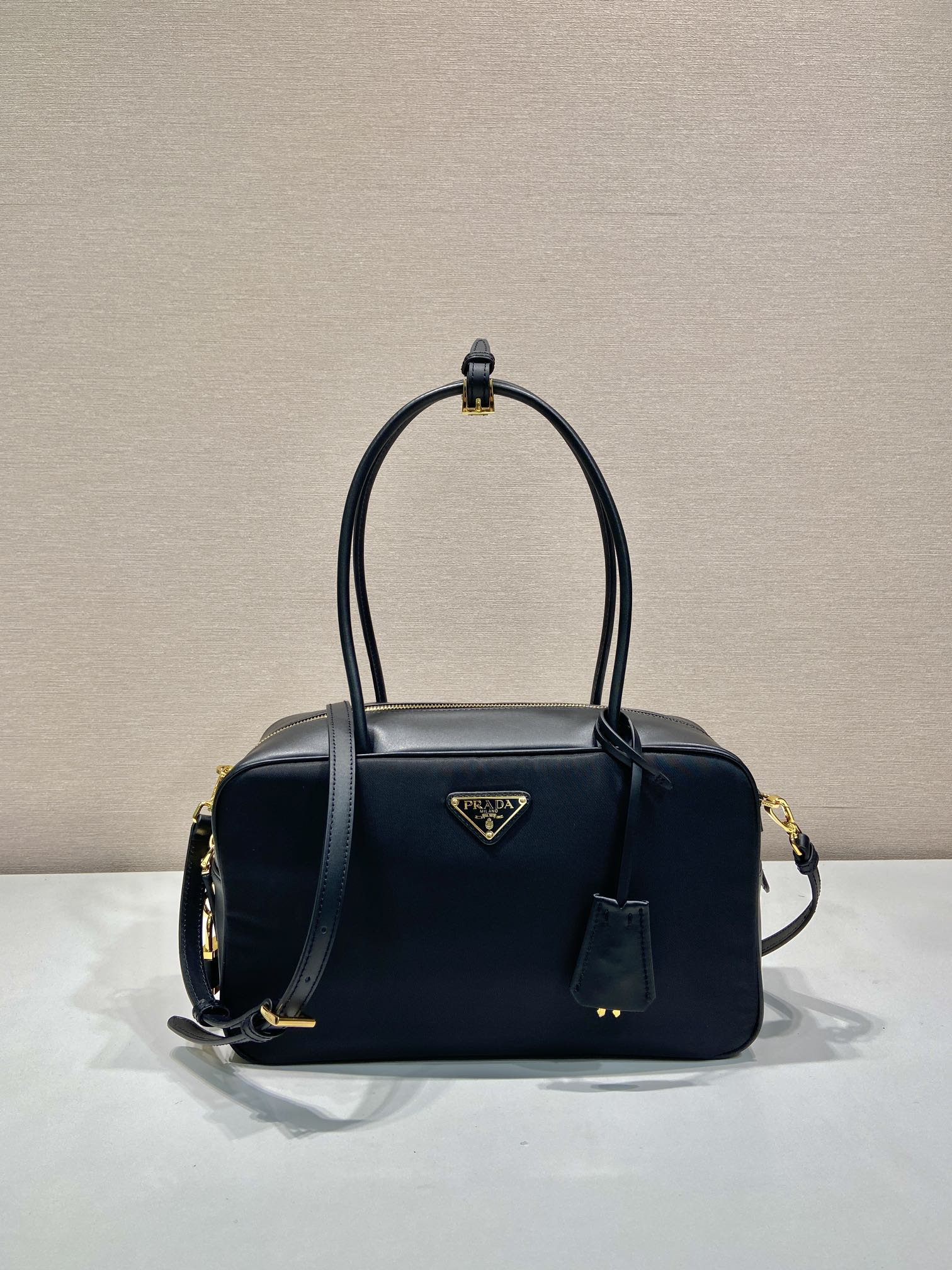 Prada Tessuto Tocker Handbag 1BB132