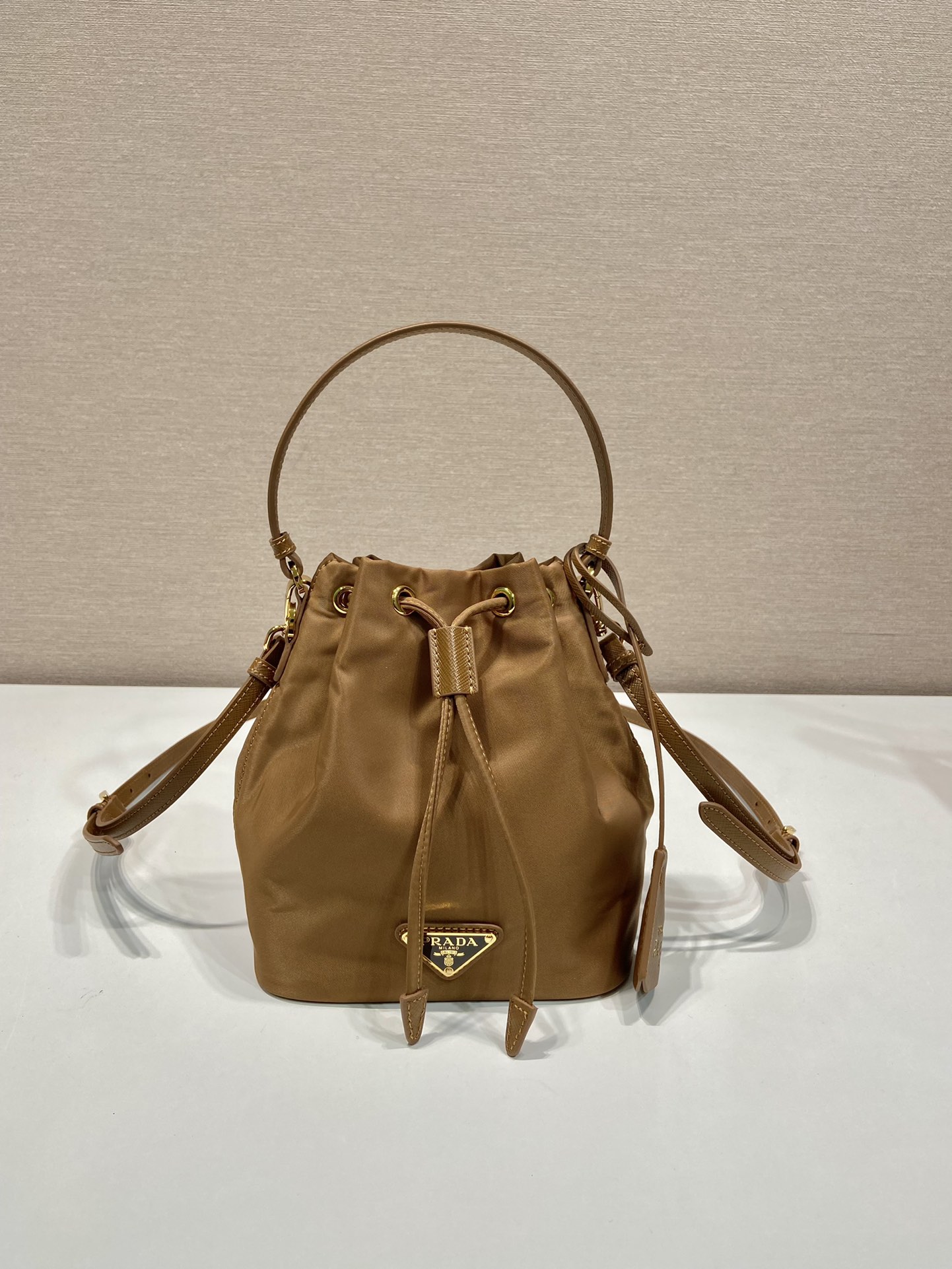 Prada Nylon Bucket Bag 1BE067