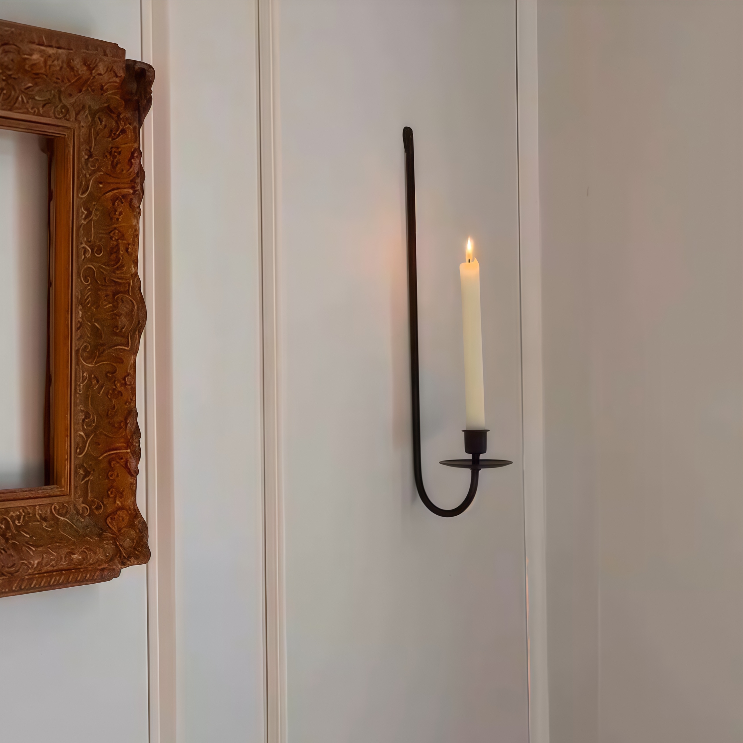 Set of 2 pcs- Metal Wall Mount Taper Candleholders