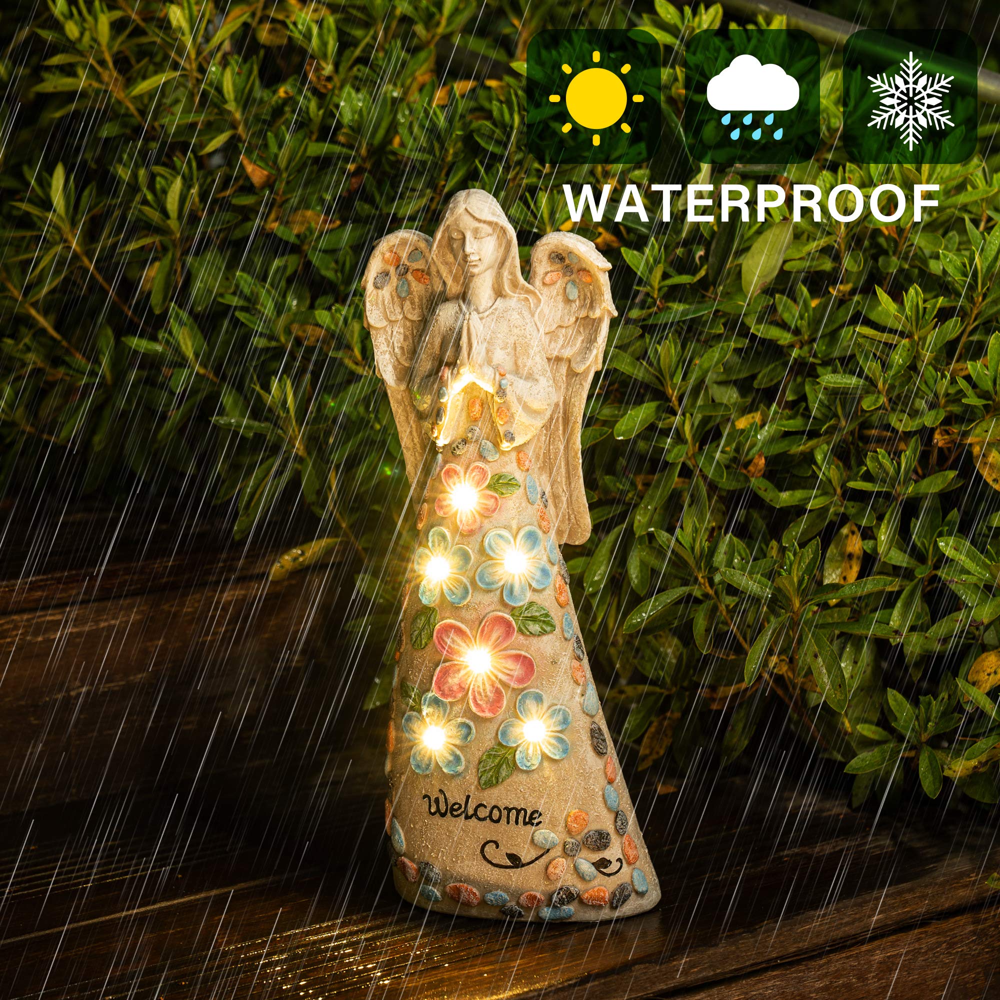 👍Last Day Promotion 60% OFF💥14.5 Inches Garden Angel Statues Outdoor Decor