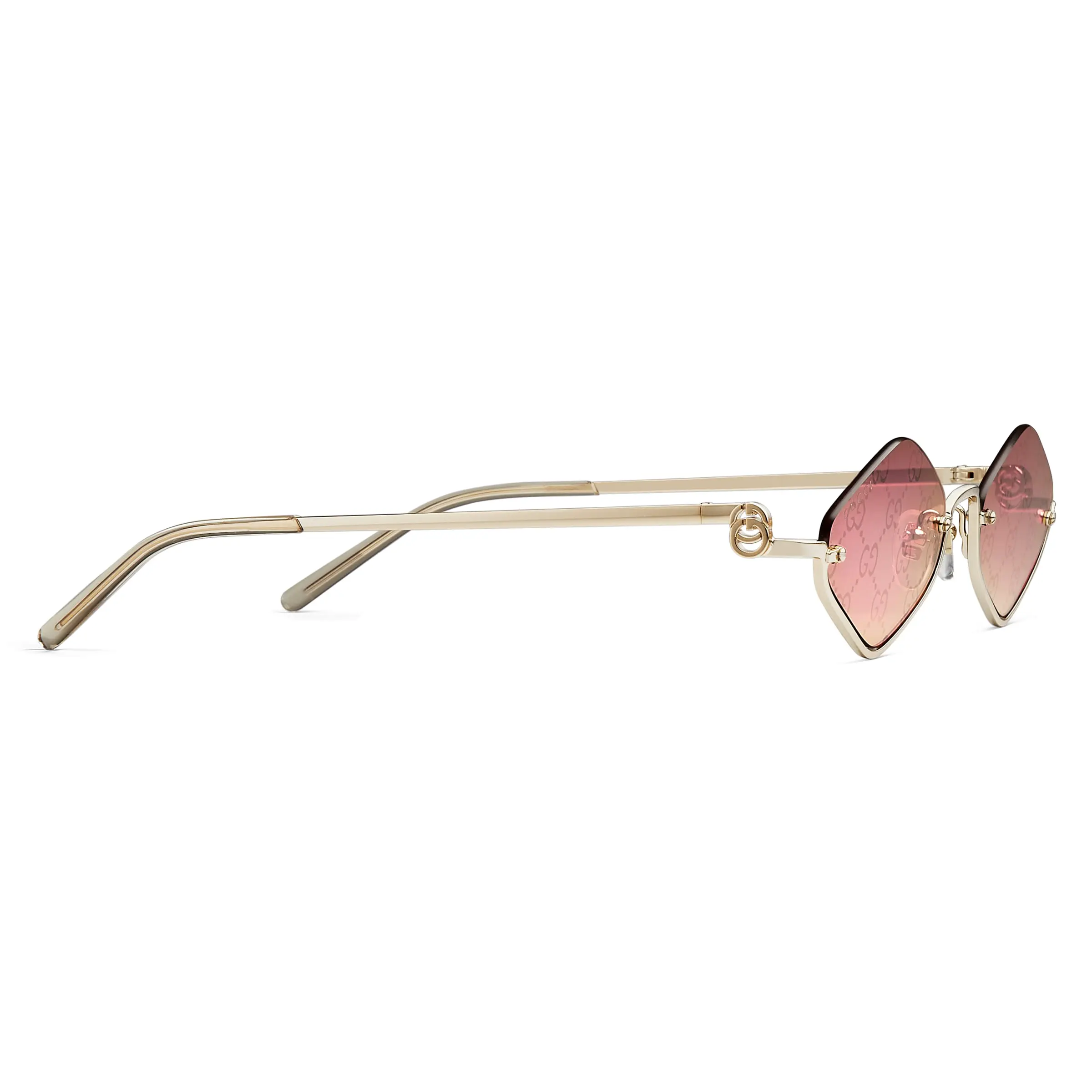 Gucci Geometric Frame Sunglasses