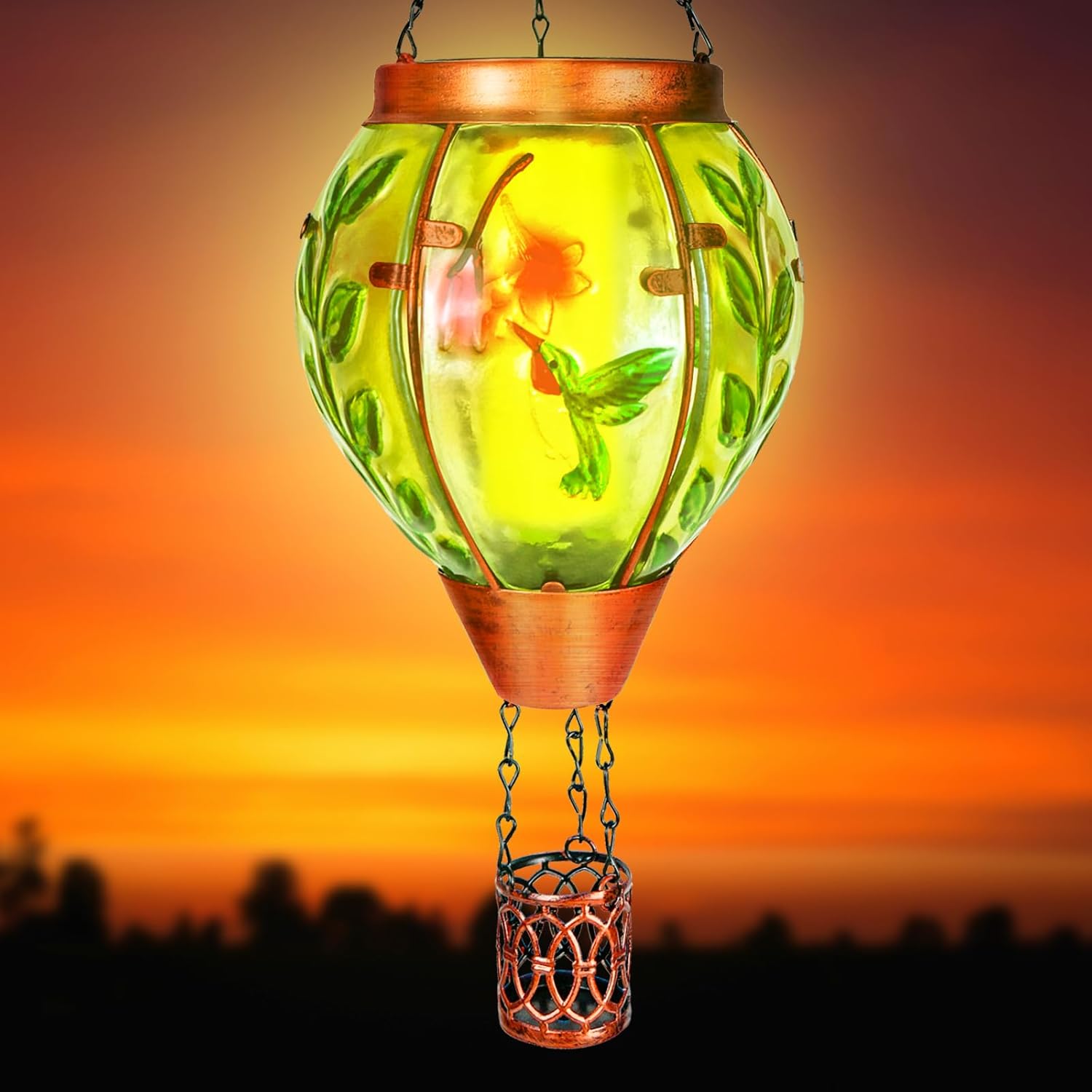 🔥ON SALE - 70% OFF🔥Hummingbird Solar Hot Air Balloon Lantern