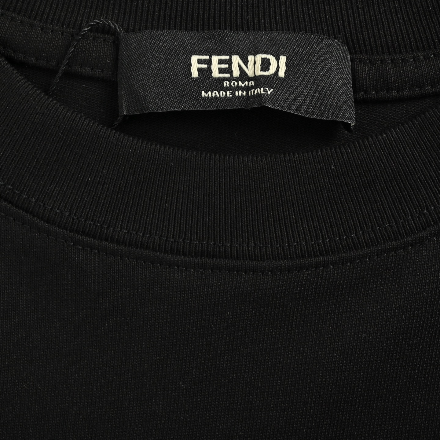 Fendi 25ss monster eyes flocked laminated short sleeves