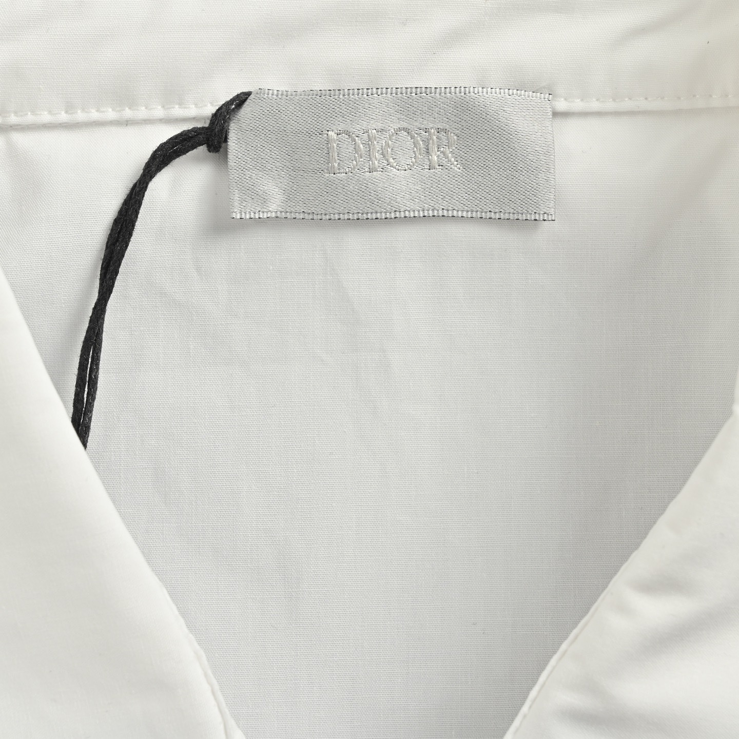Dior 25ss lily-of-the-valley embroidered short-sleeved shirt