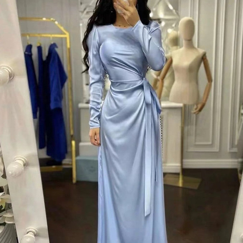 Long Sleeve Fashionable And Slim Dress