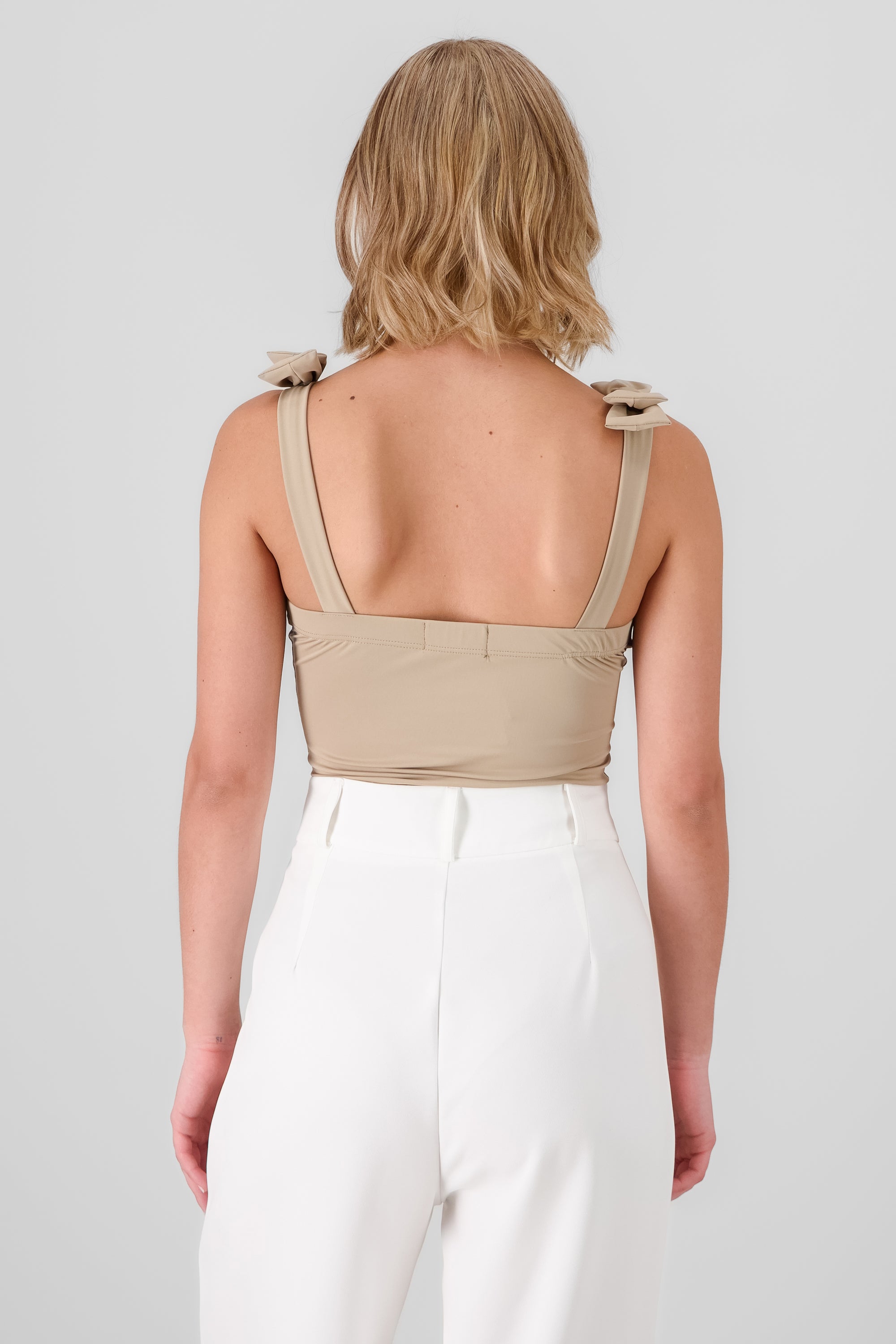 Jocelyn Bodysuit With Bow Straps