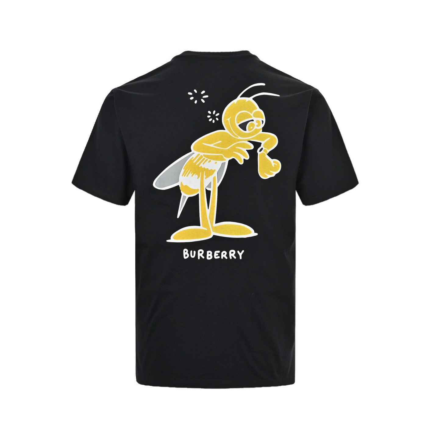 Burberry 25ss cartoon bee flocking print short sleeve