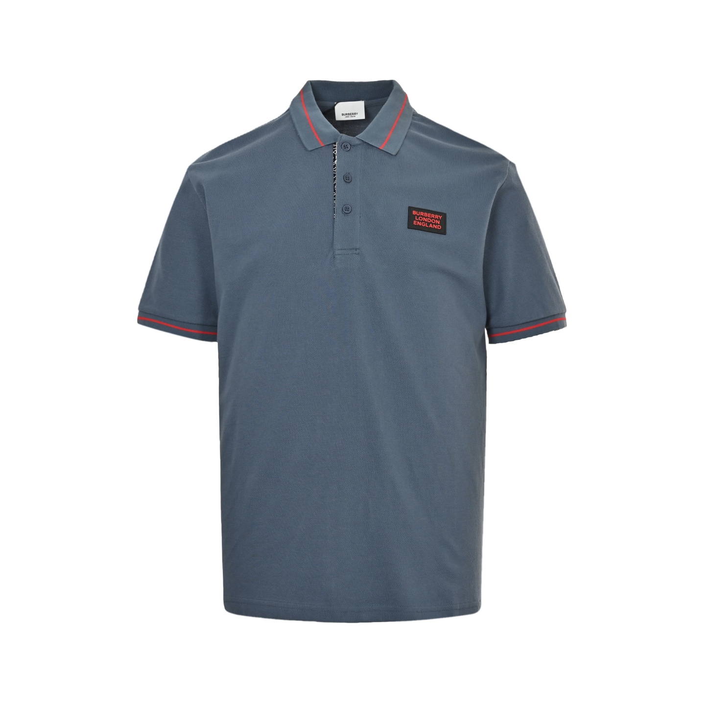 Burberry 25ss chest logo lettering Polo short sleeve