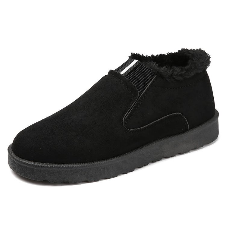 Men's Winter Plush Slip-On Snow Boots
