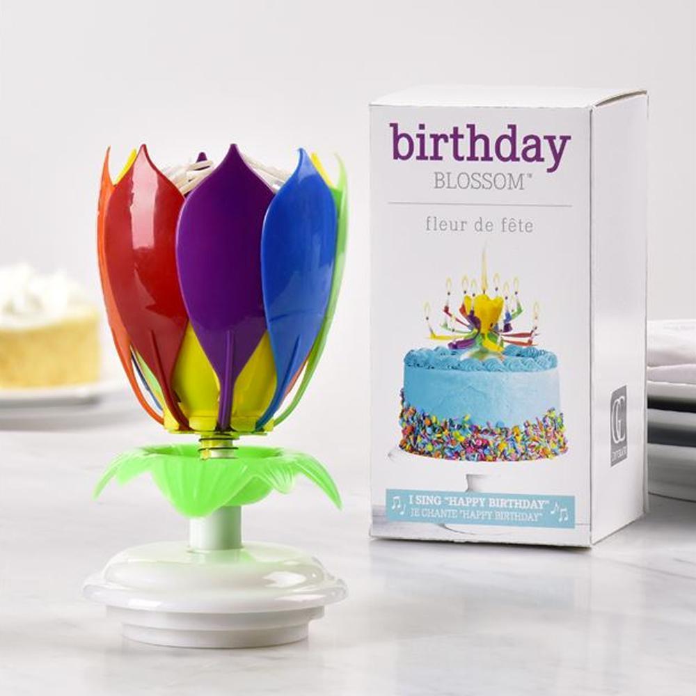 Only $9.98 Today!!--Upgrade Multicolor Rotating Lotus Cake Candle(Buy 10 Get 20 Free)