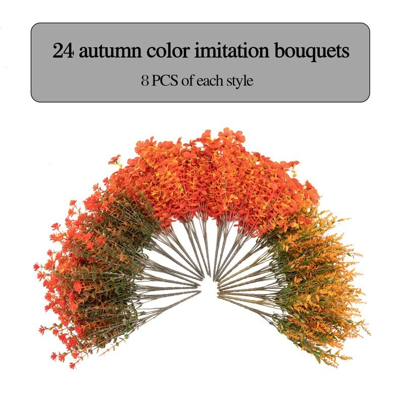 🔥HOT SALE🔥Realistic Fall Fake Flowers UV Resistant Outdoor Indoor Decor