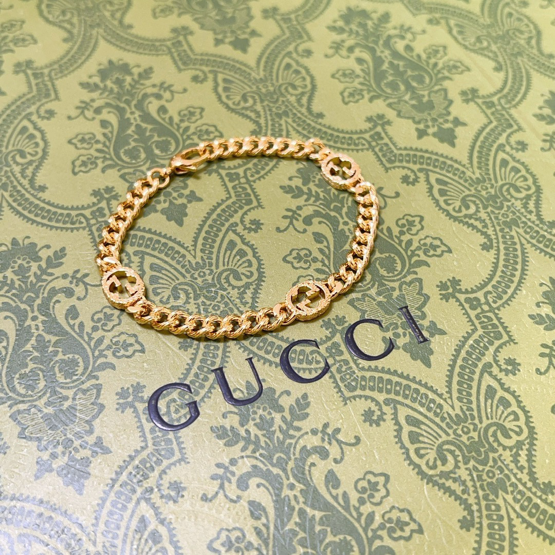 Gucci GG Flat Chain Bracelet
