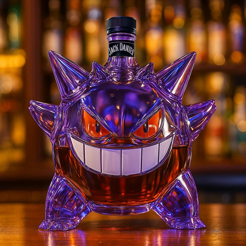 Gengar Limited Edition Whiskey Bottle