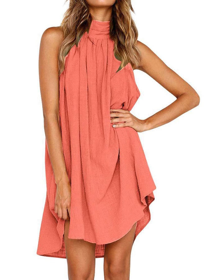 Casual Sleeveless Irregular Dress