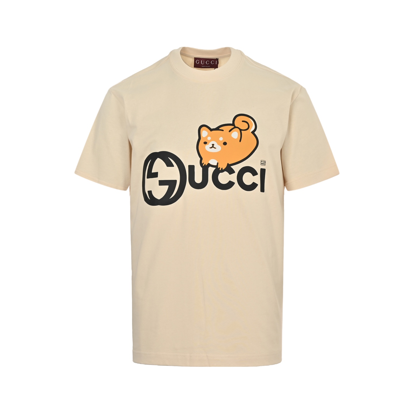 Gucci 25ss cartoon pattern letter print short sleeve