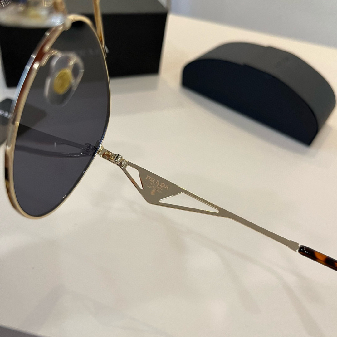 Prada round frame sunglasses