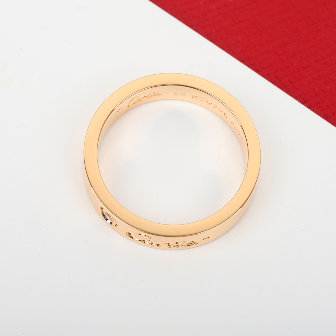 Cartier Wide Classic Signature Ring