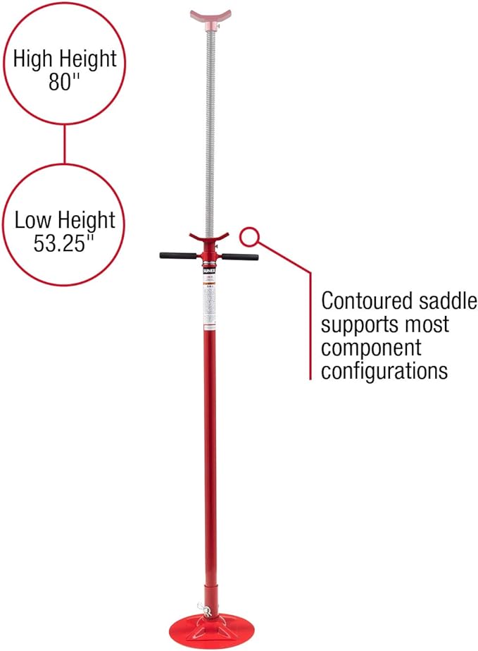 Pole Jack Underhoist Support Stand Stabilizing Car Lift