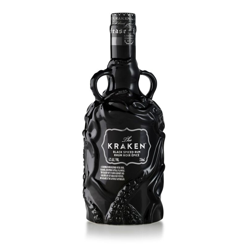 Norse mythology siren limited edition ceramic bright black bottle